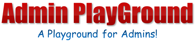 [Image: AdminPlayGroundLogo.png]