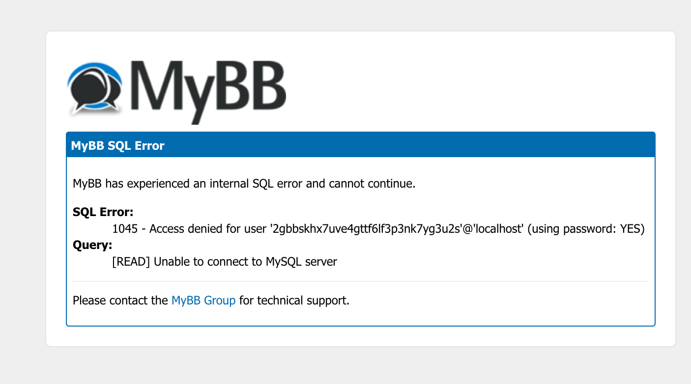 Internal error 5. Mybb форум. SQL ошибка. Pasteware Team. Ошибка SQL 26.