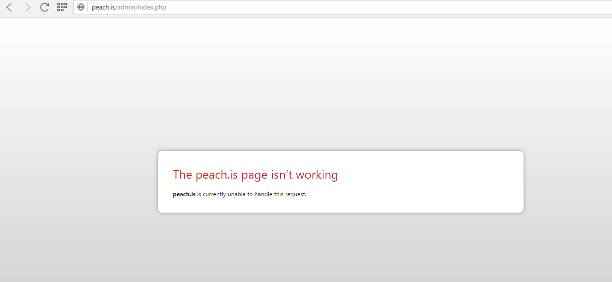 Error empty response