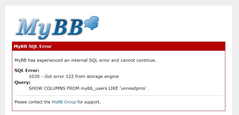 Mysql doesn t exist. Ошибки MYSQL. MYSQL Error!. SQL Error [ mysqli ]. SQL ошибка 1054.