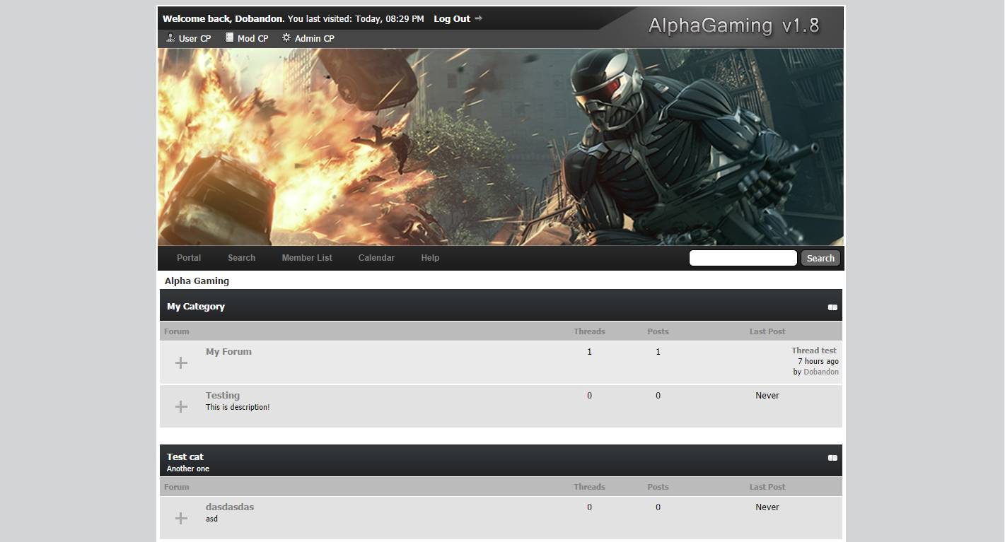 Forum thread am. 8. Альфа тест. Alfa Gaming фотошоп.